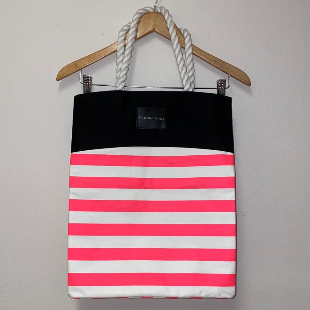 Victoria's Secret Beach Tote Bag Rope Handle
